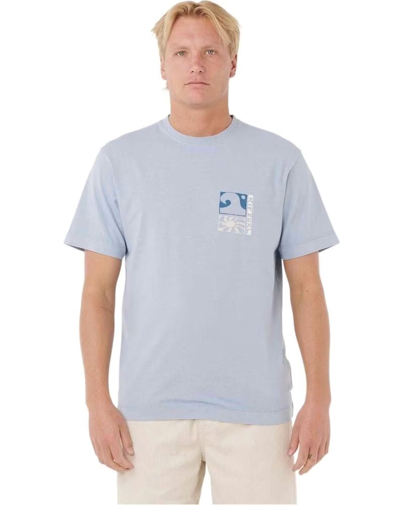RIP CURL KURZARMSHIRT 0TUMTE-2139 FÜR HERREN SPRAY BLUE