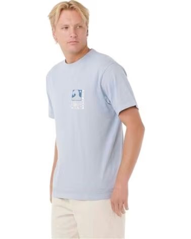 RIP CURL KURZARMSHIRT 0TUMTE-2139 FÜR HERREN SPRAY BLUE