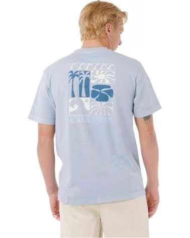 RIP CURL KURZARMSHIRT 0TUMTE-2139 FÜR HERREN SPRAY BLUE