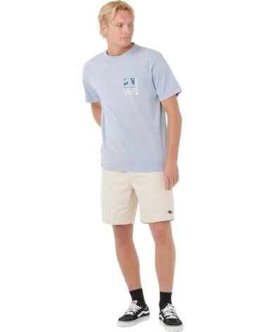 RIP CURL KURZARMSHIRT 0TUMTE-2139 FÜR HERREN SPRAY BLUE