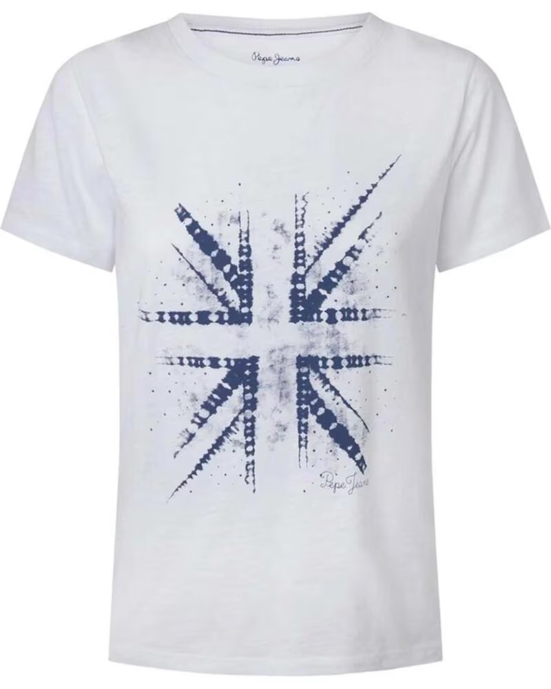 PEPE JEANS MAGLIETTA MANICA CORTA PL505423-800 BLANCO