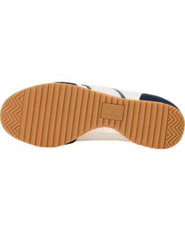 TOMMY JEANS SCARPE SNEAKERS UOMO EM0EM01619-0GZ BIANCO BLU BLANCO-AZUL