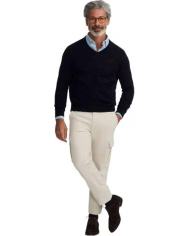 SILBON HERREN SWEATSHIRT 133591 AZUL