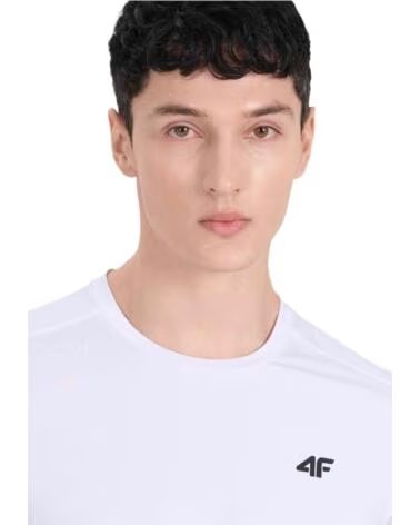 4F KURZARM-T-SHIRT M1830- FÜR HERREN WEISS BLANCO