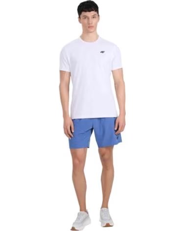 4F KURZARM-T-SHIRT M1830- FÜR HERREN WEISS BLANCO