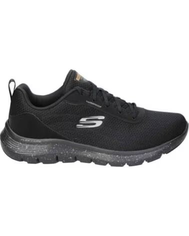 SKECHERS SCARPE DA GINNASTICA FLEX ADVANTAGE 50 CHARCOAL MESH UOMO NERE