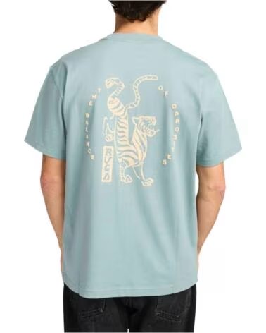 RVCA Camiseta De Manga Corta Evyzt00286-Slk0 en verde para hombre