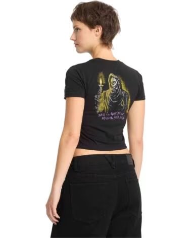 VOLCOM MAGLIETTA MANICA CORTA B3532512 DONNA BLACK