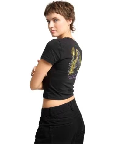 VOLCOM MAGLIETTA MANICA CORTA B3532512 DONNA BLACK