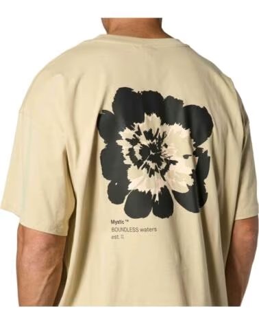 MYSTIC KURZARMSHIRT 35105 260340-708 BEIGE PALE KHAKI HERREN