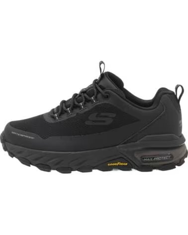 SKECHERS Zapatillas 237304-Bbk en negro para hombre BLACK SYNTHETIC-MESH-TRIM
