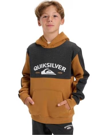 QUIKSILVER SWEAT À CAPUCHE EQBFT03948-CMD0 MARRON ALMOND SOLID MARRóN