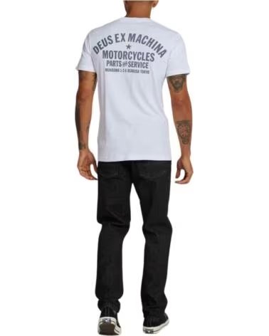 DEUS EX MACHINA KURZARM-T-SHIRT DMF251567B FÜR HERREN WHITE