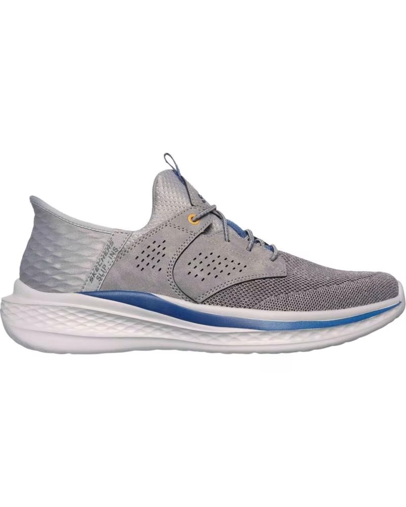 SKECHERS BASKETS 210889-GRY POUR HOMME GRY