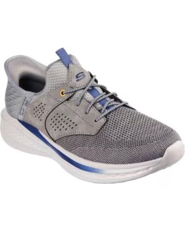 SKECHERS BASKETS 210889-GRY POUR HOMME GRY