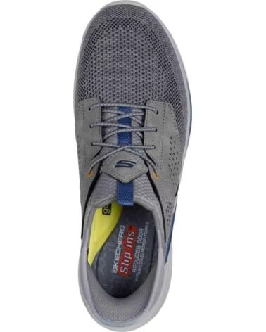 SKECHERS BASKETS 210889-GRY POUR HOMME GRY