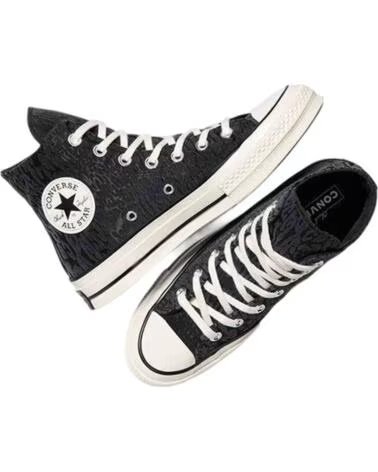 CONVERSE SAPATILHAS PRETAS A15159C PARA MULHER BLACK-EGRET-TOTAL ECLIPSE