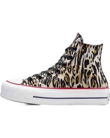 CONVERSE TÉNIS A15462C MULTICOR MULHER PRETO-BRANCO-VERMELHO BLACK-WHITE-RED