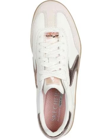 SKECHERS SCARPE CASUAL DA DONNA 185236 BIANCHE BLANCO