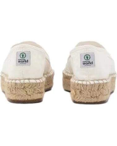 NATURAL WORLD Zapatillas Eco 679-505 en blanco para mujer BLANCO