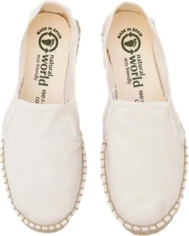 NATURAL WORLD Zapatillas Eco 679-505 en blanco para mujer BLANCO