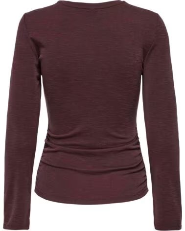 ONLY MAGLIETTA A MANICA LUNGA 15364619-DECADENT BORDEAUX BURDEOS