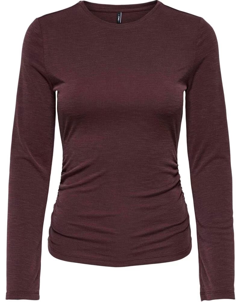 ONLY MAGLIETTA A MANICA LUNGA 15364619-DECADENT BORDEAUX BURDEOS