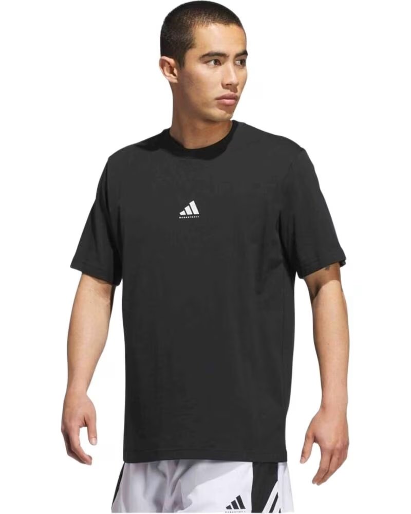 ADIDAS KURZARMSHIRT JX0083 BLACK-WHITE NEGRO