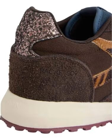 SILBON Zapatillas 136662-Animal en marron para mujer ANIMAL PRINT
