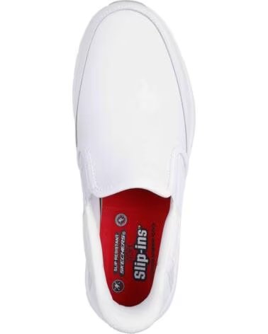 SKECHERS ARBEITSSCHUHE NAMPA BROXTIN WEISS UNISEX WHITE