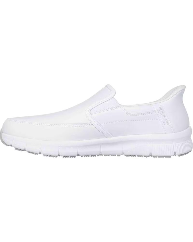 SKECHERS ARBEITSSCHUHE NAMPA BROXTIN WEISS UNISEX WHITE