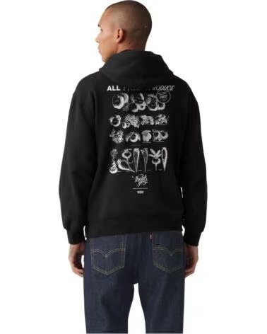 LEVI´S KAPUZENPULLOVER A26390058 BLACKS
