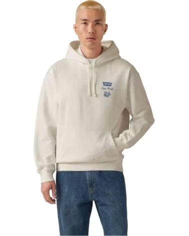 SWEAT-SHIRT À CAPUCHE LEVIS A26390057 STAY FRESH BLACKS