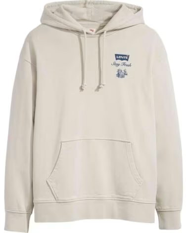 SWEAT-SHIRT À CAPUCHE LEVIS A26390057 STAY FRESH BLACKS