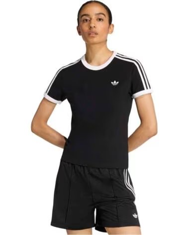 ADIDAS T-SHIRT DE MANGA CURTA ORIGINALS KD7980 PARA MULHER PRETO NEGRO
