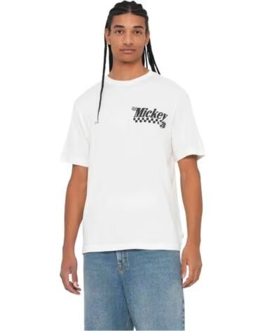 ONLY & SONS KURZARMSHIRT 22034750 MICKEY MOUSE WEISS HERREN LIGHT OAK