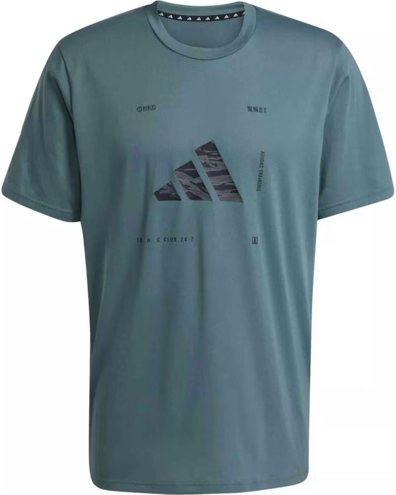 ADIDAS KURZARMSHIRT JW3894 GRÜN FÜR HERREN SEPIA TINT