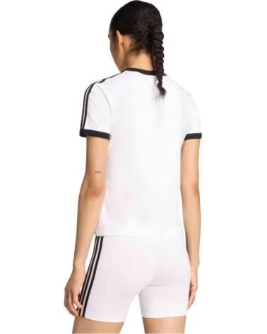 ADIDAS CAMISETA DE MANGA CURTA KD3683 MULHER WHITE-BLACK