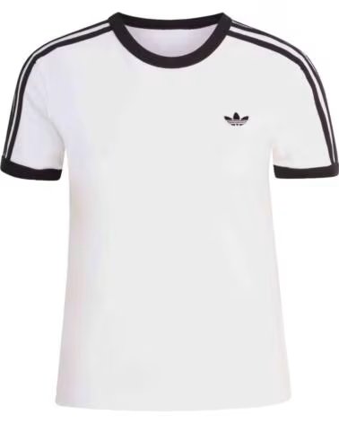ADIDAS CAMISETA DE MANGA CURTA KD3683 MULHER WHITE-BLACK