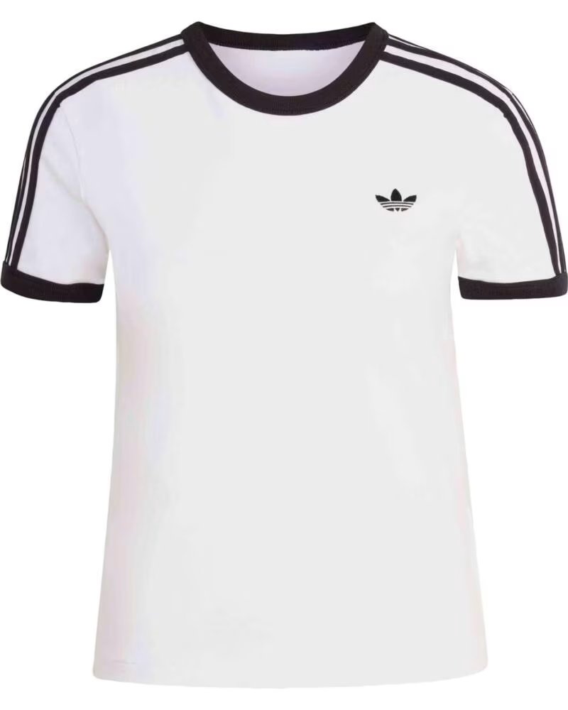 ADIDAS CAMISETA DE MANGA CURTA KD3683 MULHER WHITE-BLACK