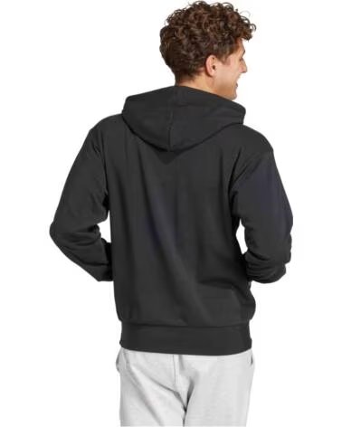 ADIDAS HOODIES COM CAPUZ JE3849 BLACK-WHITE PARA CRIANÇAS