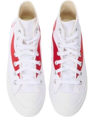 CONVERSE SNEAKER A18434C FÜR DAMEN WHITE-RACING RED-WHITE