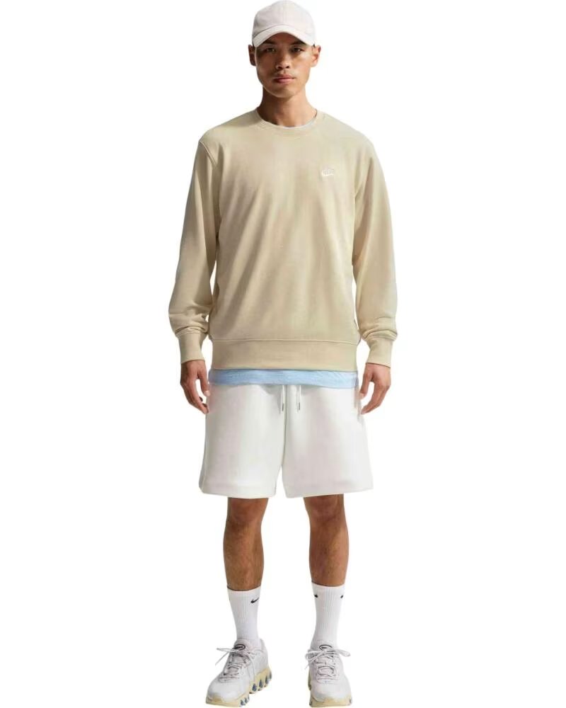 NIKE SWEAT-SHIRT FN3888-229 HOMME BEIGE BROWN