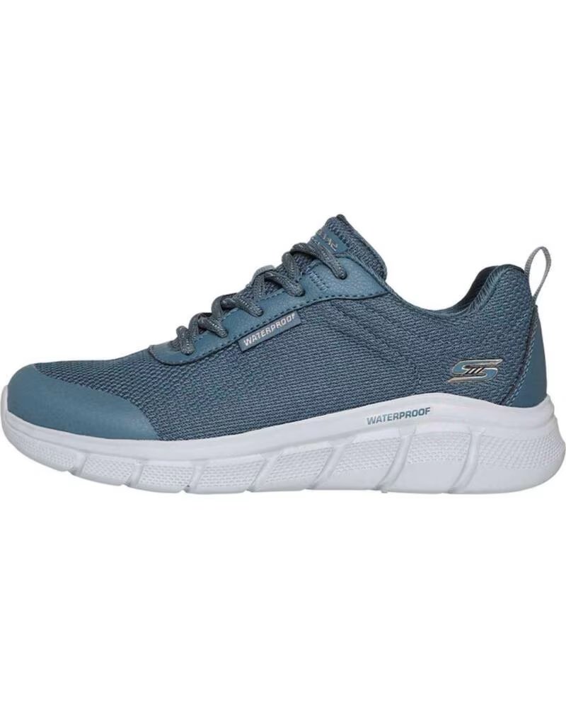 SKECHERS SCARPE 117351-SLT BLU DONNA SLATE MESH