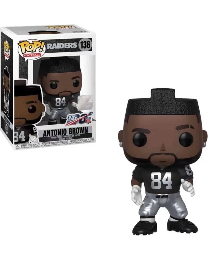 FUNKO FIGURA COLECIONÁVEL FK43975 ANTONIO BROWN RAIDERS MULTICOLOR
