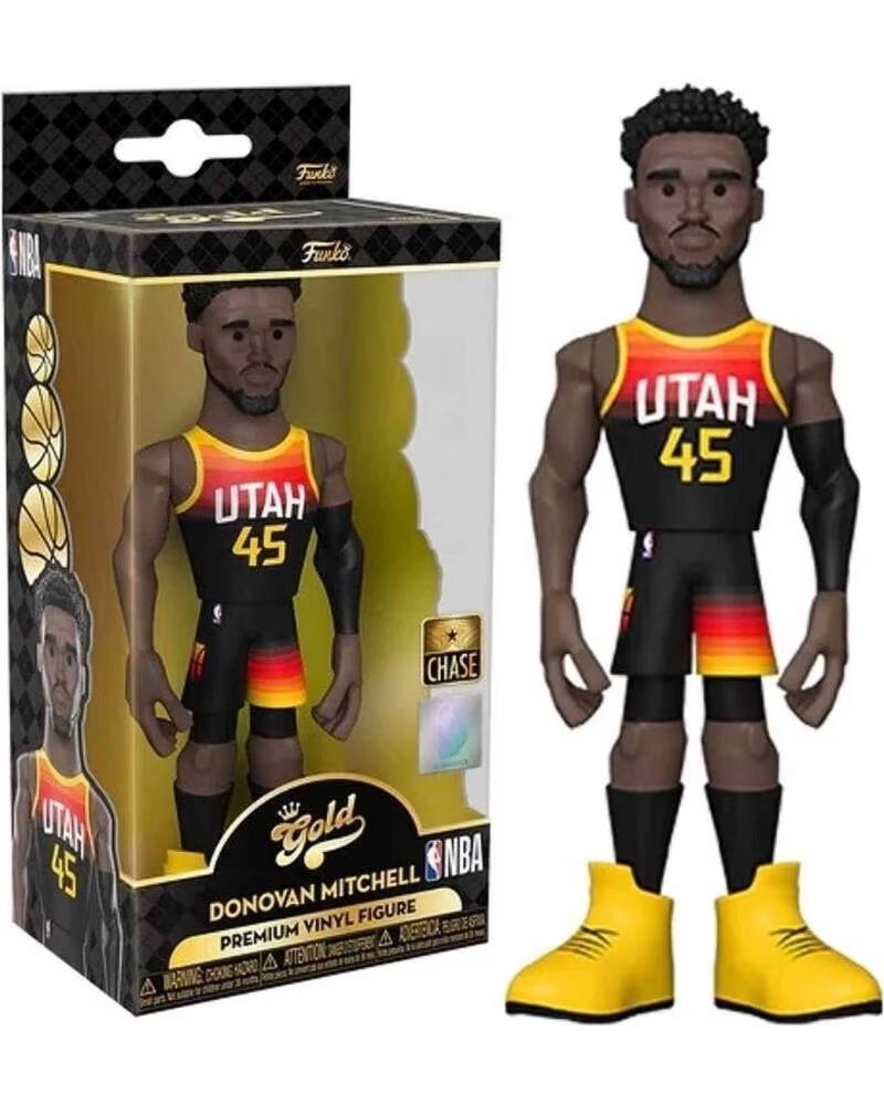 FUNKO FIGURA COLECIONÁVEL 61483 DONOVAN MITCHELL NBA GOLD VINIL MULTICOLOR