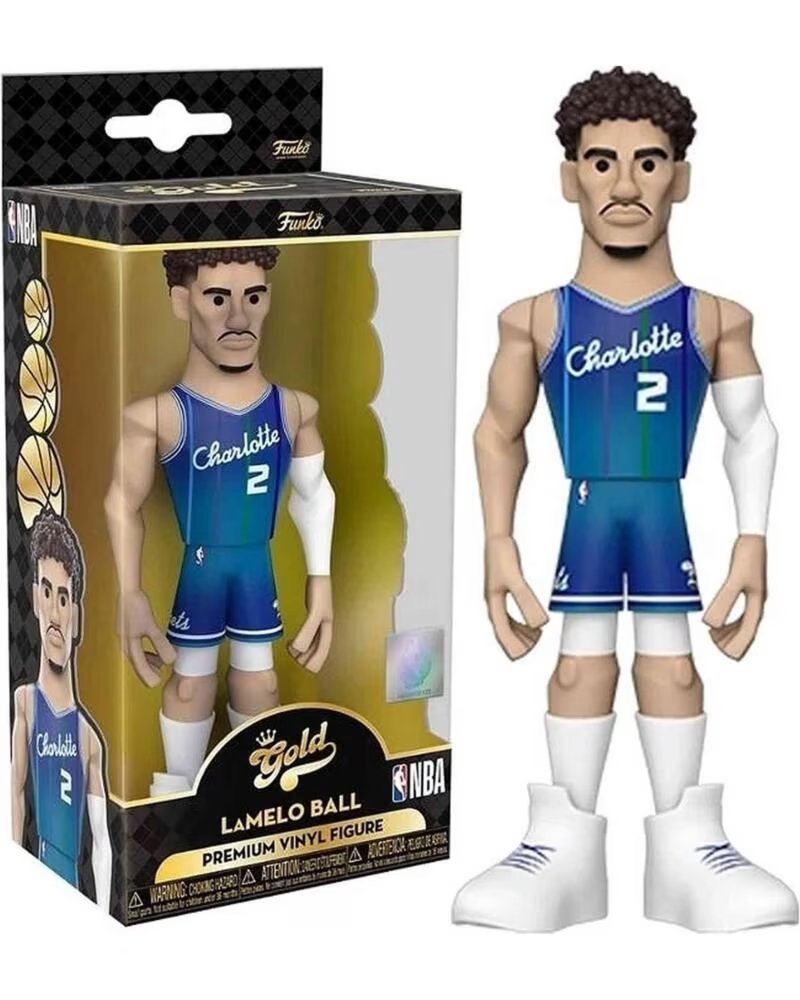 FUNKO FIGURA COLECIONÁVEL 61482 LAMELO BALL NBA GOLD MULTICOR MULTICOLOR