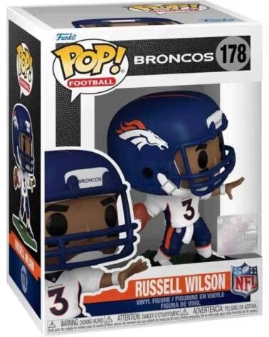 FUNKO FIGURINE COLLECTIONNABLE RUSSELL WILSON FK72240 NFL BRONCOS MULTICOLOR