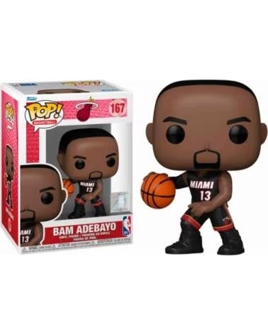 FUNKO POP! FIGURA COLECIONÁVEL FK72249 NBA MIAMI HEAT BAM ADEBAYO MULTICOR MULTICOLOR