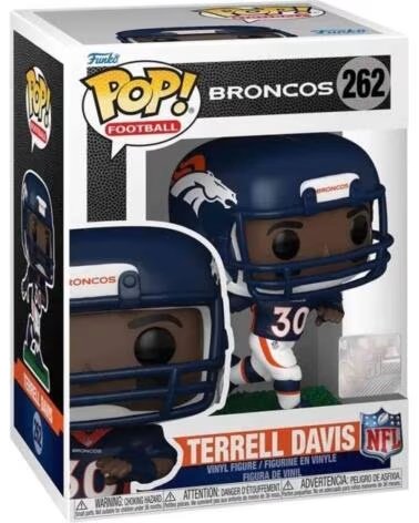 FUNKO FIGURINE DE COLLECTION TERRELL DAVIS BRONCOS 262 FK79699 MULTICOLOR